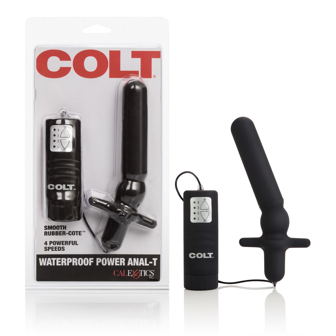Colt Waterproof Power Anal-T – Rubber-Cote Material Waterproof Anal Vibrator with Four Speeds Default Title > Anal Range > Anal Probes