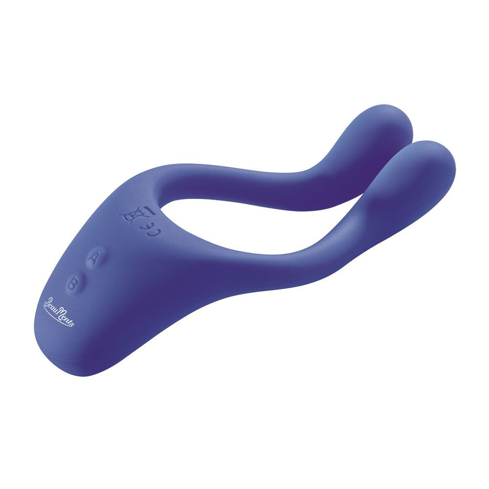 BeauMents Doppio 2.0 Rechargeable Silicone Vibrator 13 cm with Remote Control > Sex Toys > Couples Toys