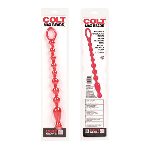 Colt Max Beads – Flexible Durable Graduated Anal Beads Made of TPR > Anal Range > Anal Beads