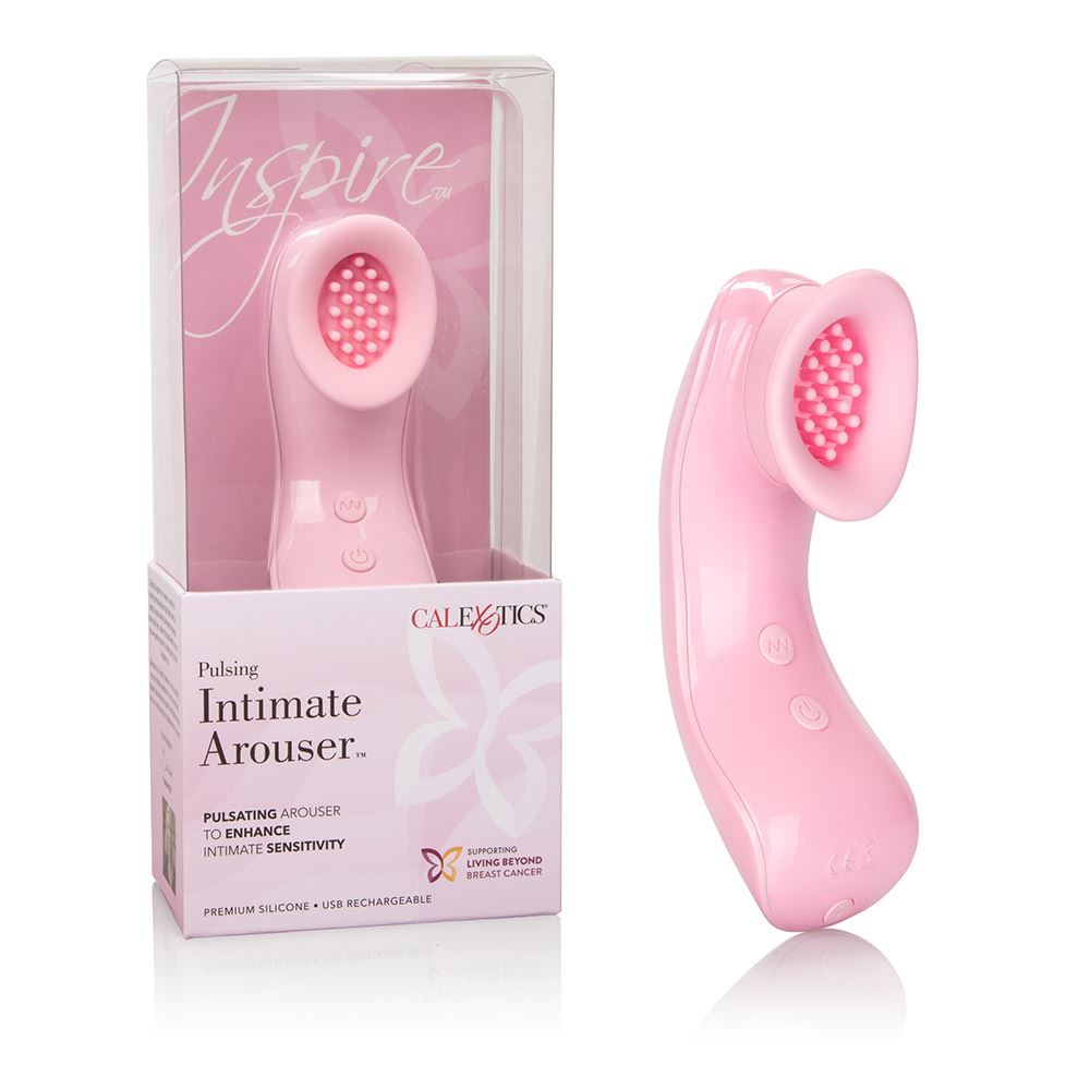 Inspire Pulsing Intimate Arouser – Ten Vibration Functions Palm-Sized Massager > Sex Toys For Ladies > Clitoral Vibrators and Stimulators