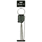 S&M Ring Leash – Vegan Leather Ring With 44 Inch Long Chain Default Title > Bondage Gear > Collars & Leashes