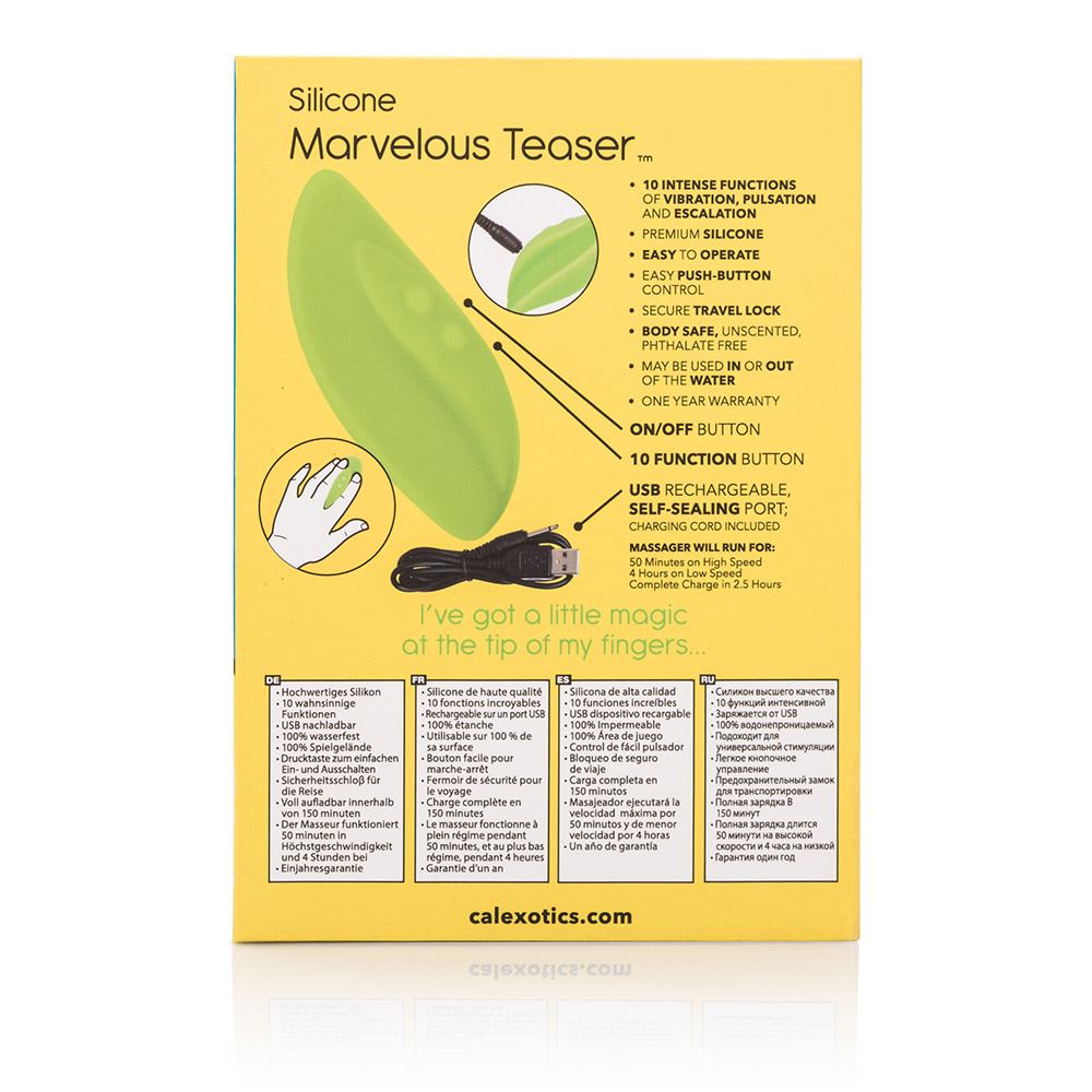 Mini Marvels Marvelous Teaser – Silicone Vibrator with Travel Lock > Vibrators > Mini Vibrators