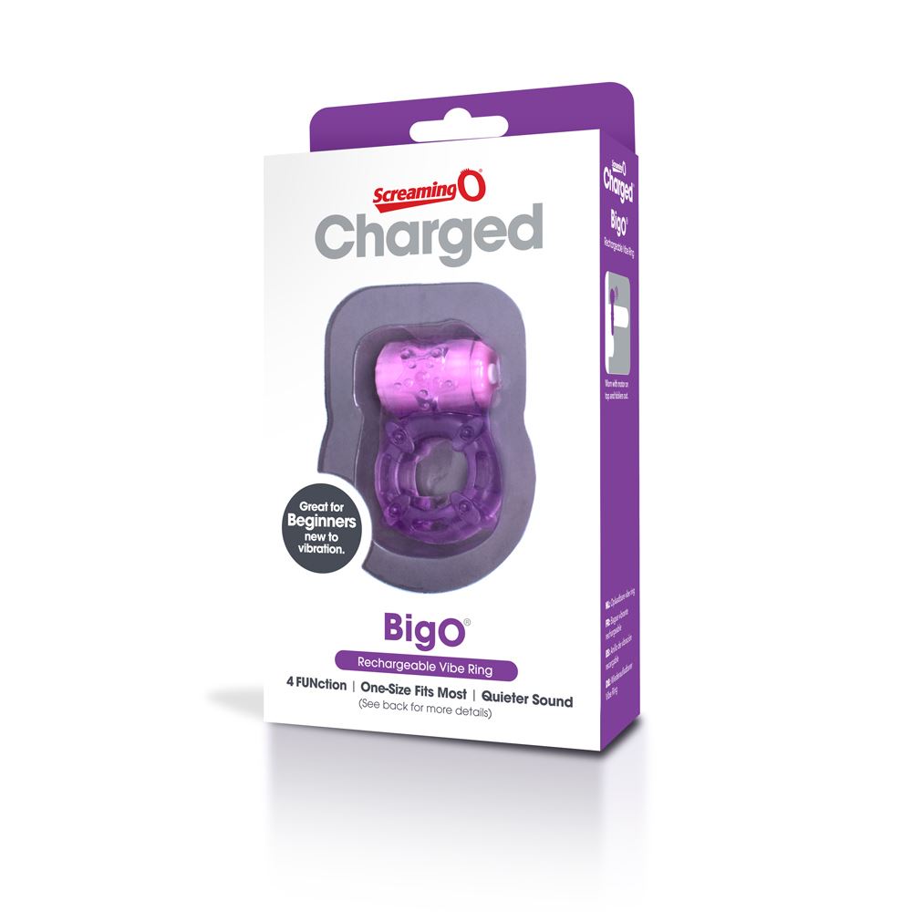 Screaming O Charged BigO – Rechargeable Silicone Vibrating Cock Ring > Cock Ring > Vibrating