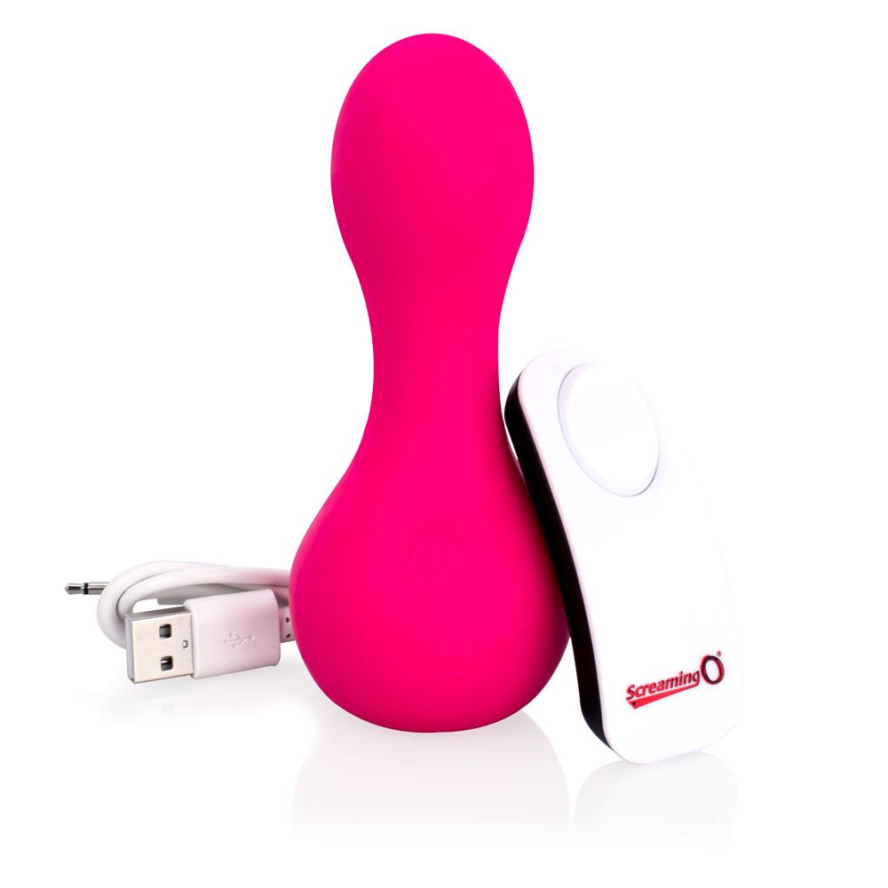 Screaming O Moove Remote Rechargeable Silicone Neck Round-Headed Vibrator > Sex Toys > Remote Control Toys