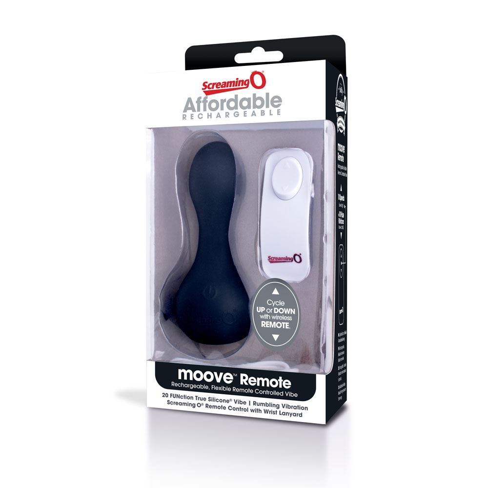 Screaming O Moove Remote Rechargeable Silicone Neck Round-Headed Vibrator > Sex Toys > Remote Control Toys