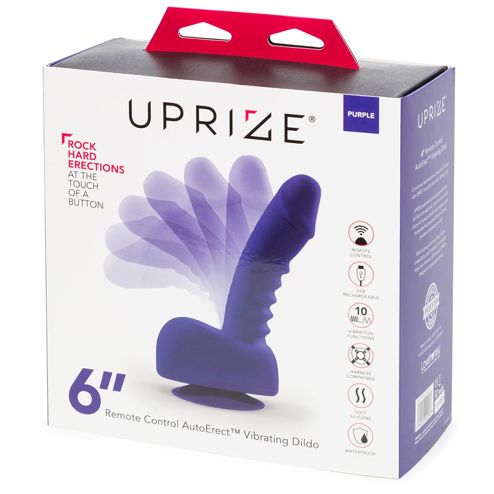 Uprize Remote Control Rising Vibrating Realistic Silicone Dildo 6 Inch > Dildos > Thrusting Dildos
