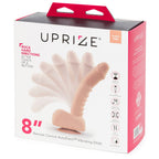 Uprize Remote Control Rising 8 Inch Silicone Realistic Vibrating Dildo > Dildos > Thrusting Dildos