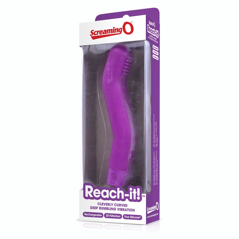 Screaming O Reach-it! – Rechargeable Silicone Vibrator with 20 Vibration Modes > Vibrators > Mini Vibrators