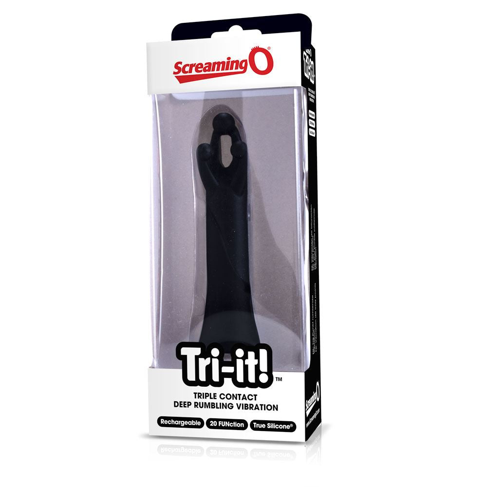 Screaming O Tri-it Charged – Rechargeable Silicone Vibrator with 20 Functions and USB Charging > Sex Toys For Ladies > Clitoral Vibrators and Stimulators