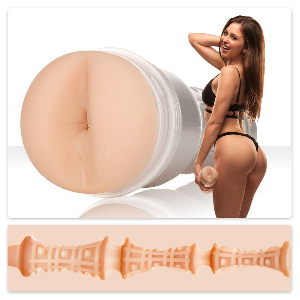 Fleshlight Riley Reid Euphoria Butt Stroker – Coiled Design with Pleasure Pockets > Sex Toys For Men > Masturbators > Vibrating