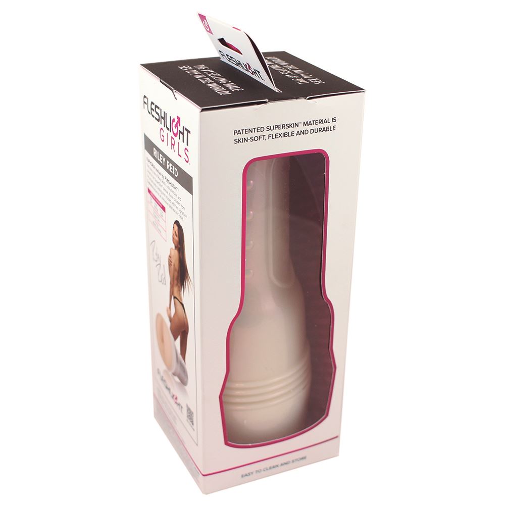 Fleshlight Riley Reid Euphoria Butt Stroker – Coiled Design with Pleasure Pockets > Sex Toys For Men > Masturbators > Vibrating