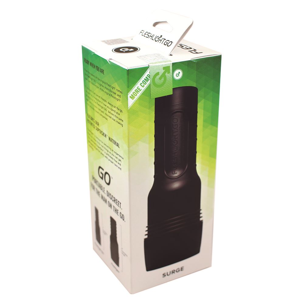 Fleshlight Go Surge – Compact Portable Male Masturbator Sleeve with Real Feel Super Skin > Sex Toys For Men > Masturbators > Manual