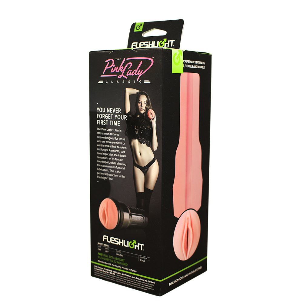 Fleshlight Pink Vagina Masturbator – Real Feel Silicone Sleeve Masturbator > Sex Toys For Men > Masturbators > Manual