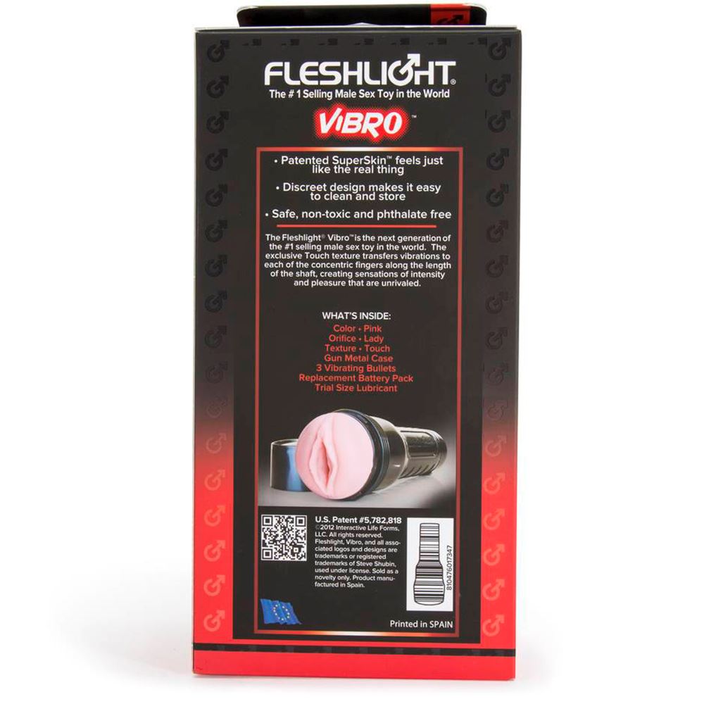 Fleshlight Vibro Pink Lady Touch – Rechargeable Vibrating Male Masturbator > Sex Toys For Men > Masturbators > Manual
