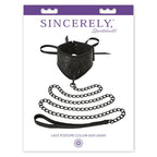 Sincerely Lace Posture – Faux Leather Corset Collar And Leash Default Title > Bondage Gear > Collars & Leashes