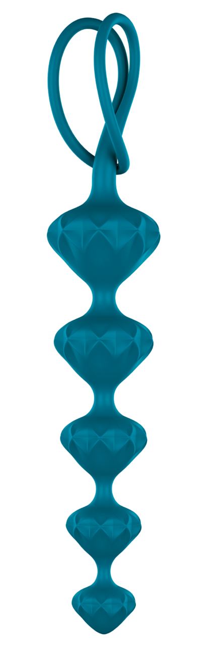 Satisfyer Love Beads Silicone Set of 2 with Ball and Pyramid Shapes – Pleasure Beads Default Title > Anal Range > Anal Beads Main image