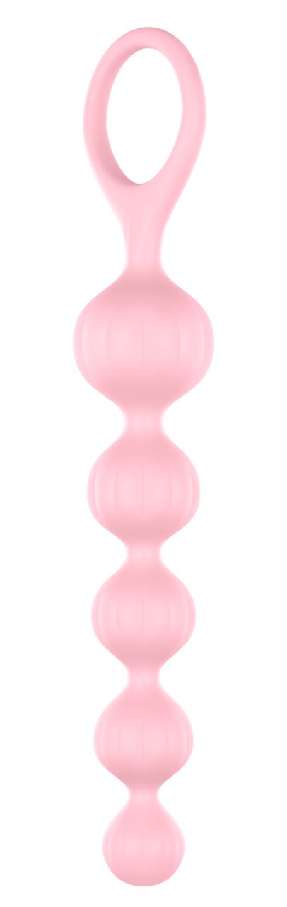Satisfyer Love Beads Silicone Set of 2 with Ball and Pyramid Shapes – Pleasure Beads Secondary image