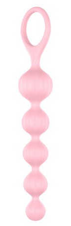 Satisfyer Love Beads Silicone Set of 2 with Ball and Pyramid Shapes – Pleasure Beads > Anal Range > Anal Beads