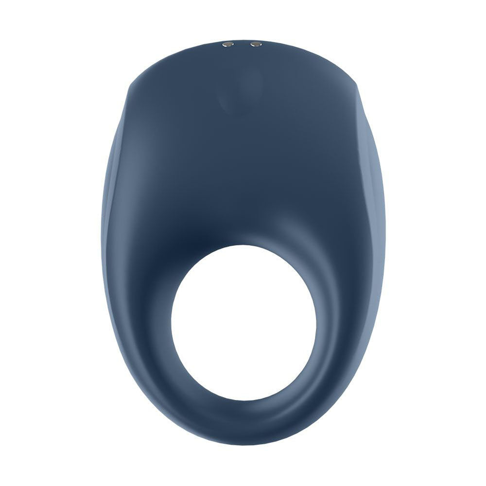 Satisfyer App Enabled Strong One Silicone Cock Ring Blue > Sex Toys For Men > Love Ring Vibrators