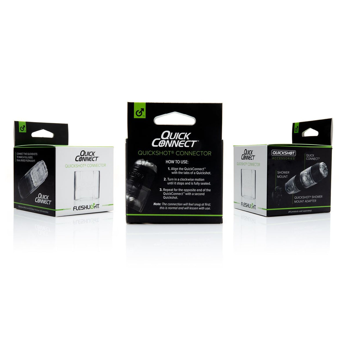 Fleshlight Quickshot Quick Connect – Connector Accessory for Quickshot Masturbators > Sex Toys For Men > Masturbators > Vibrating