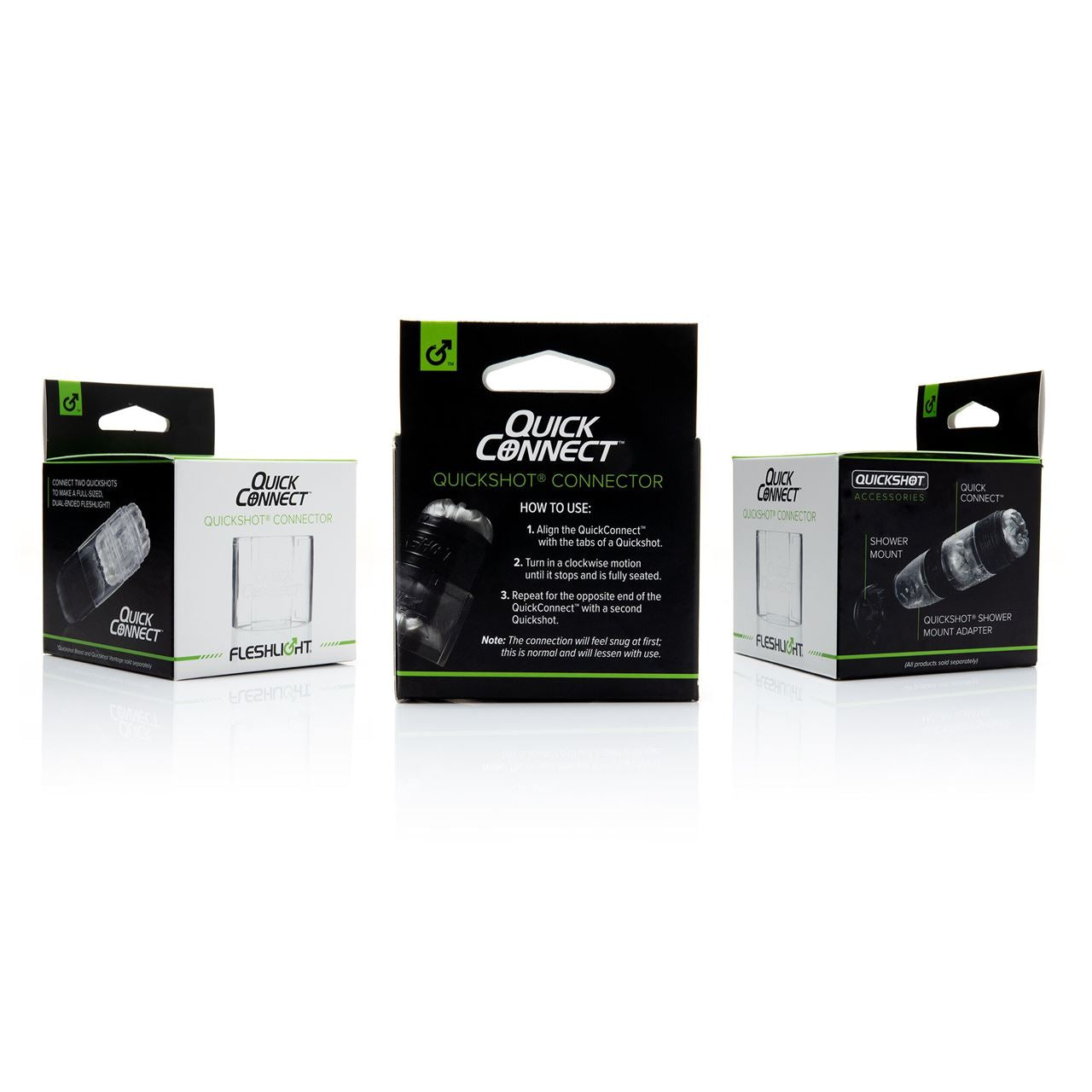 Fleshlight Quickshot Quick Connect – Connector Accessory for Quickshot Masturbators > Sex Toys For Men > Masturbators > Vibrating