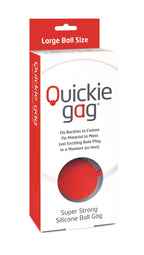 Quickie Gag Large Silicone Ball Gag 45mm Super Strong Bondage Accessory Default Title > Bondage Gear > Gags and Bits
