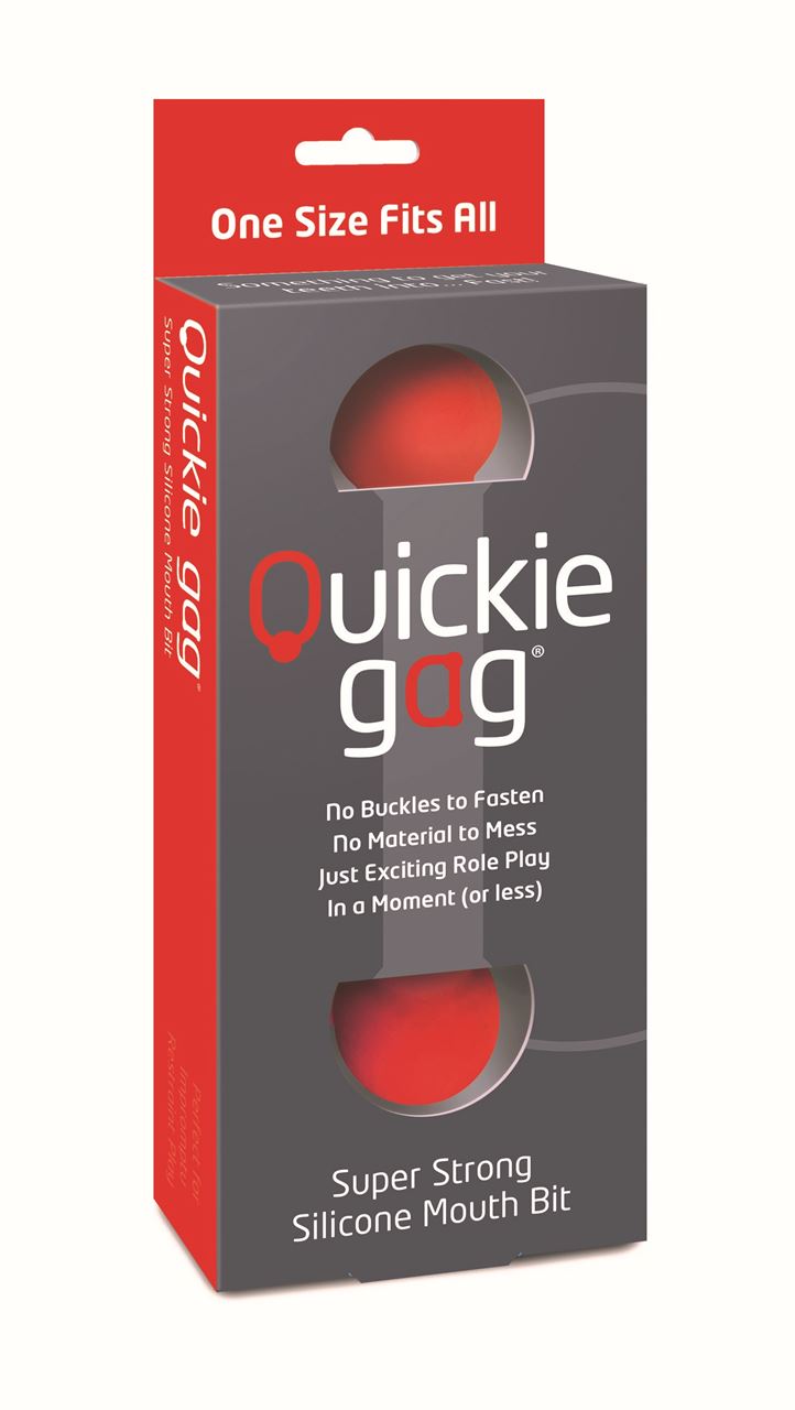Quickie Gag Mouth Bit – Silicone One Size Fits Most Mouth Gag > Bondage Gear > Gags and Bits