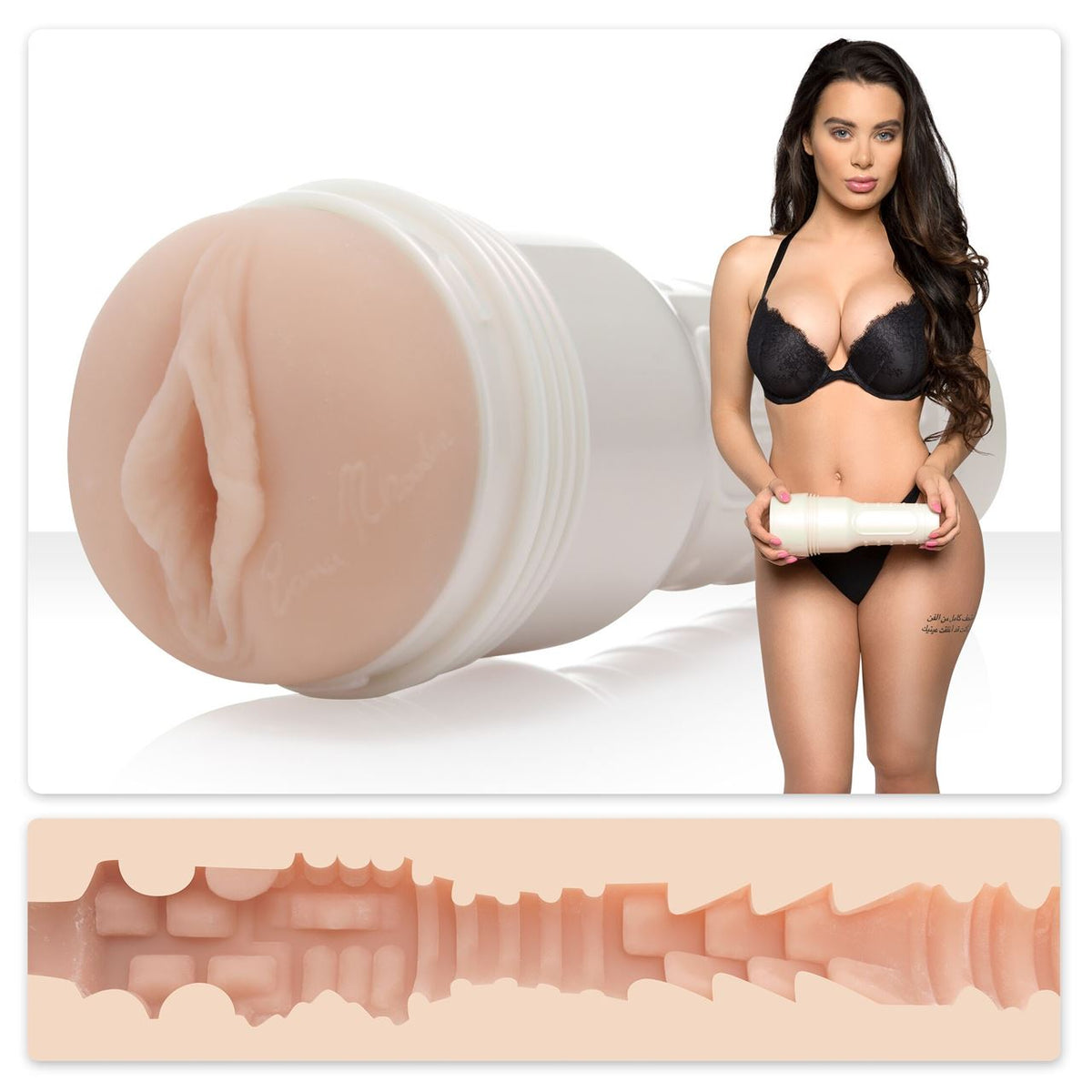 Lana Rhoades Destiny Signature Fleshlight – SuperSkin Silicone Male Masturbator > Sex Toys For Men > Masturbators > Manual
