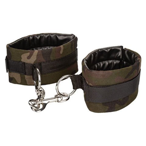 Colt Camo Universal Cuffs – Adjustable Velcro Closures Heavy Duty Canvas Restraints Green > Bondage Gear > Restraints
