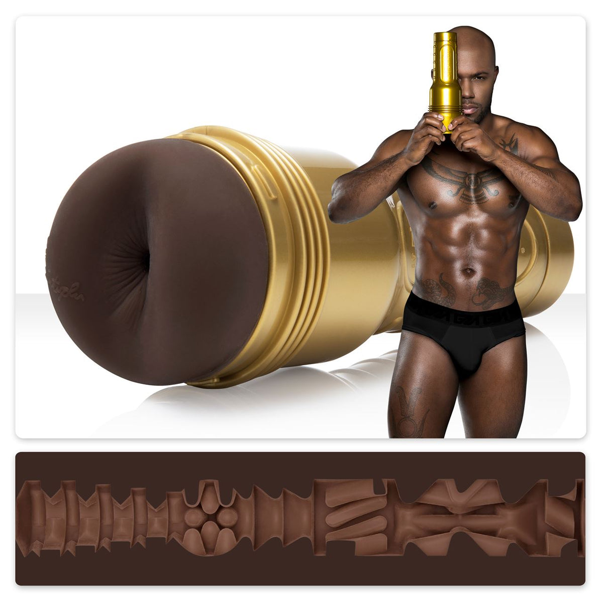Fleshjack Milan Christopher King Textured Male Masturbator Default Title > Sex Toys For Men > Masturbators > Pornstar