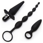 Fifty Shades of Grey Pleasure Overload Take It Slow Anal Starter Kit – Vibrating Butt Plug, Anal Beads, Anal Douche > Anal Range > Butt Plug Kits