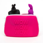 Happy Rabbit Wow Storage Zip Bag Small Silicone Toy Storage Case > Essentials > Toy Storage