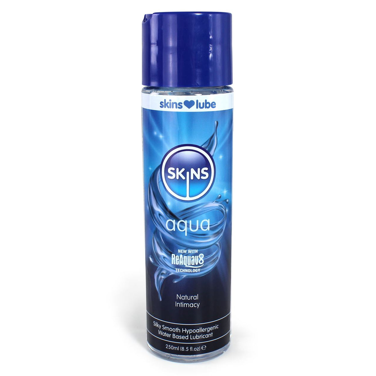 Skins Aqua Water Based Lubricant 8.5 fl oz 250ml – Natural Feeling Water Based Lubricant Default Title > Lube > Water Based