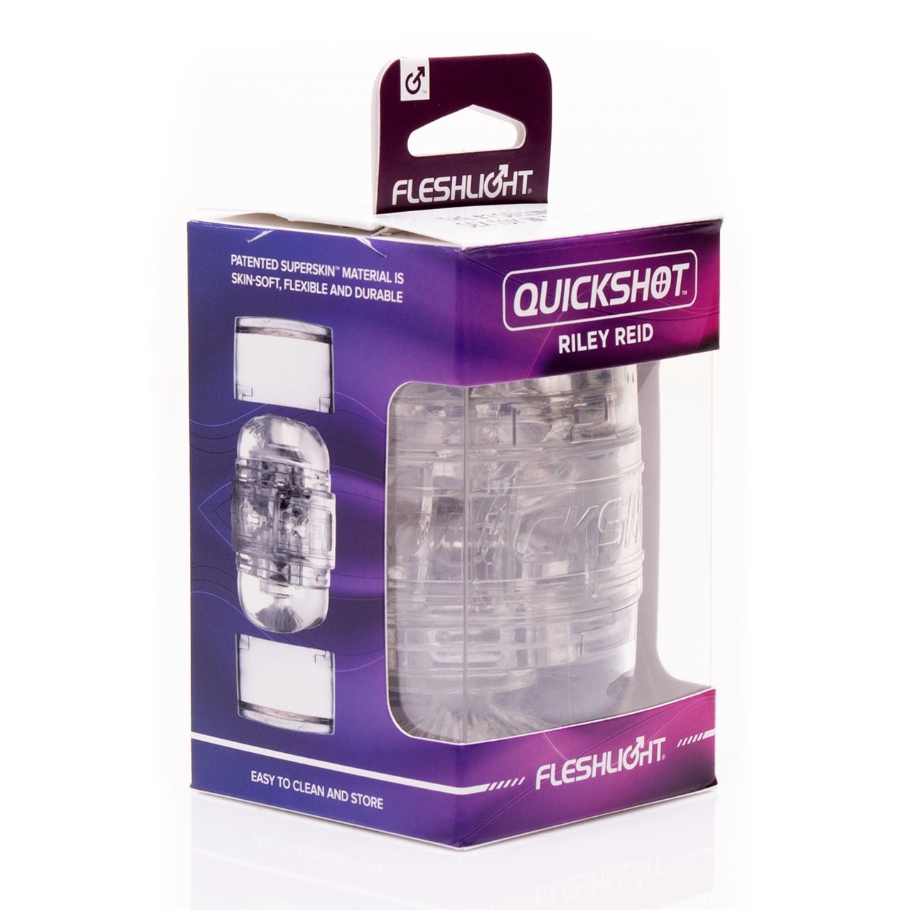 Fleshlight Quickshot Riley Reid – Compact Masturbator with Dual Exit Points Secondary image