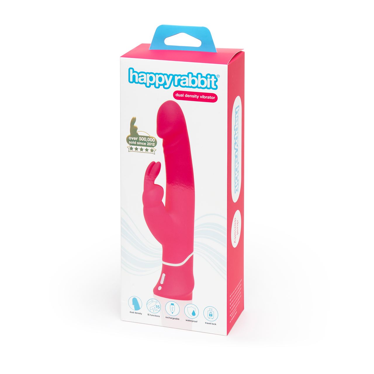 Happy Rabbit Realistic Dual Density Silicone Rabbit Vibrator Waterproof Rechargeable 10.5 Inches > Vibrators > Ladies > Rabbit