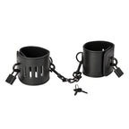 S&M Shadow Locking Cuffs with Adjustable Straps and Two Keys > Bondage Gear > Handcuffs