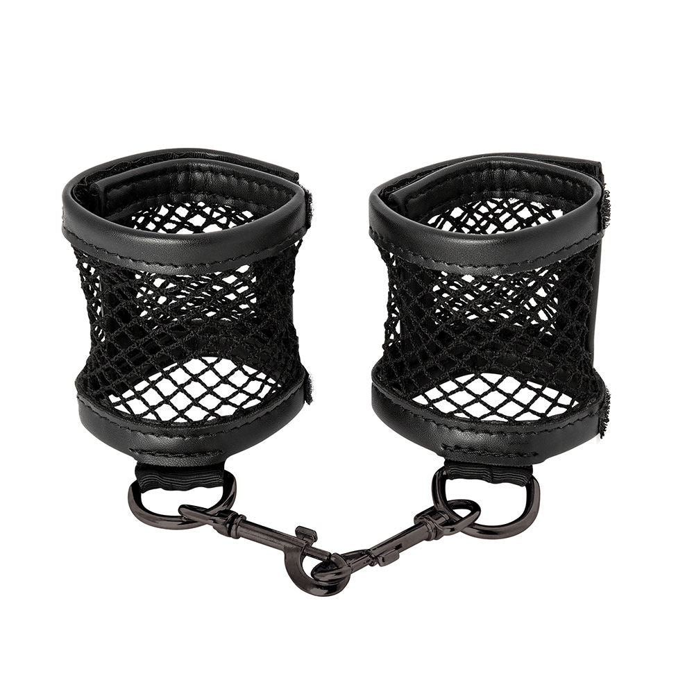 S&M Fishnet Mesh Cuffs - Elastic Stretch Restraint Pairs > Bondage Gear > Restraints