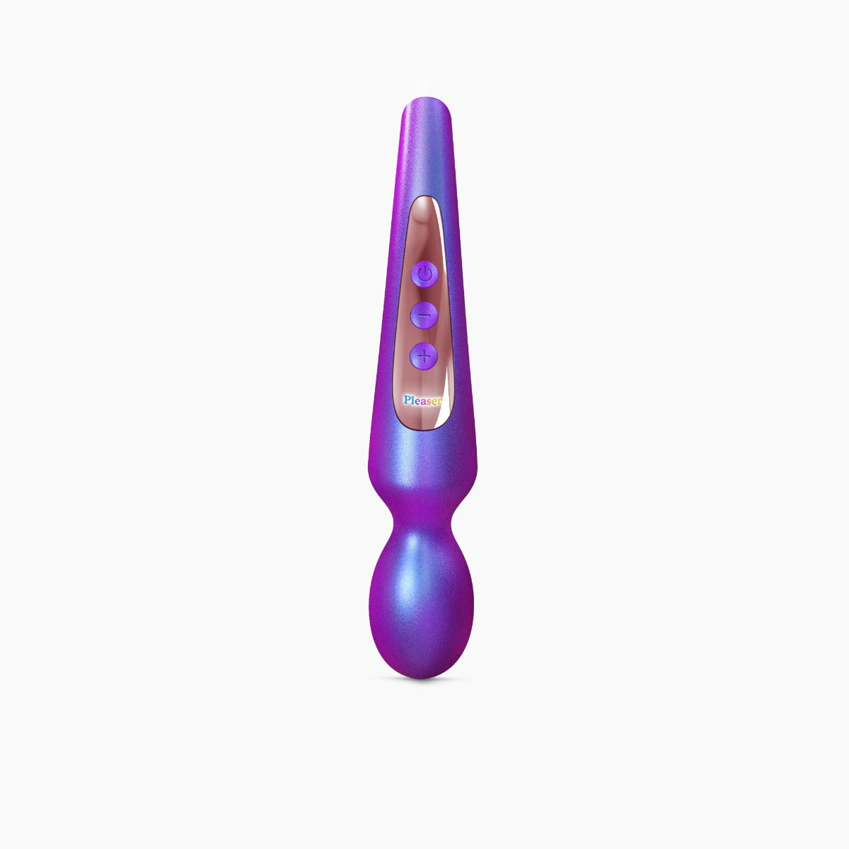 Love to Love Pleaser Wand and Clitoral Stimulator – Iridescent Vibrator Default Title > Sex Toys For Ladies > Clitoral Vibrators and Stimulators