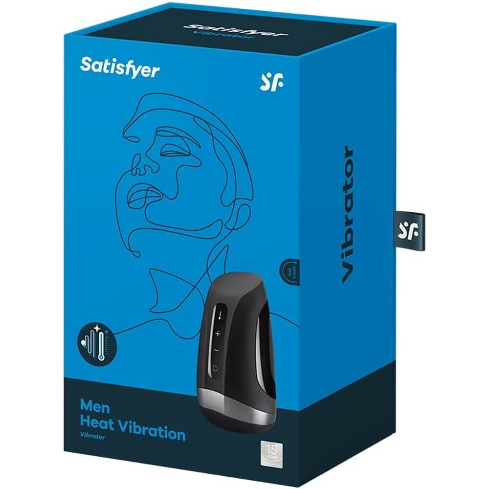 Satisfyer Men Heat and Vibration Masturbator – Warming Technology Masturbator Device > Sex Toys For Men > Masturbators > Vibrating