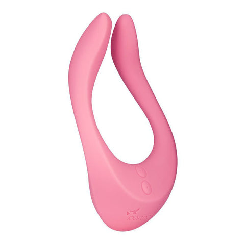 Satisfyer Partner Multifun 2 Rechargeable Multivibrator Pink Couples Toys