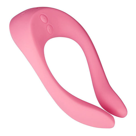 Satisfyer Partner Multifun 2 Rechargeable Multivibrator Pink Couples Toys