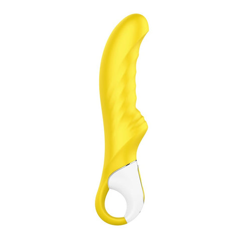 Satisfyer Yummy Sunshine G Spot Silicone Vibrator Yellow VIBRATORS