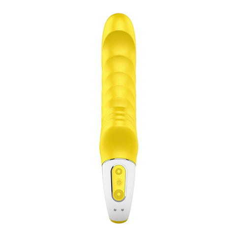 Satisfyer Yummy Sunshine G Spot Silicone Vibrator Yellow VIBRATORS