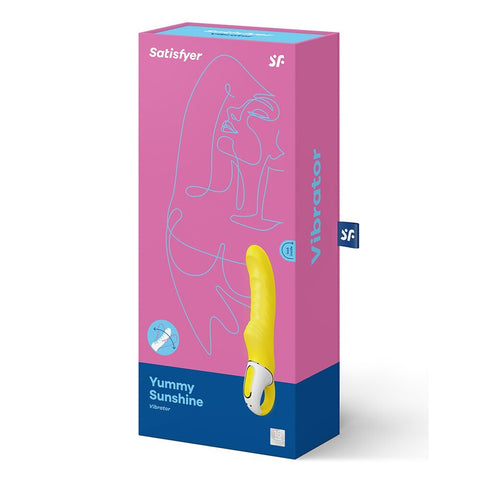 Satisfyer Yummy Sunshine G Spot Silicone Vibrator Yellow VIBRATORS