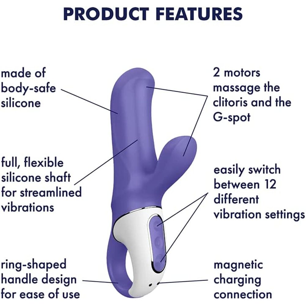 Satisfyer Magic Bunny Rechargeable G Spot Dual Vibrator VIBRATORS-RABBIT