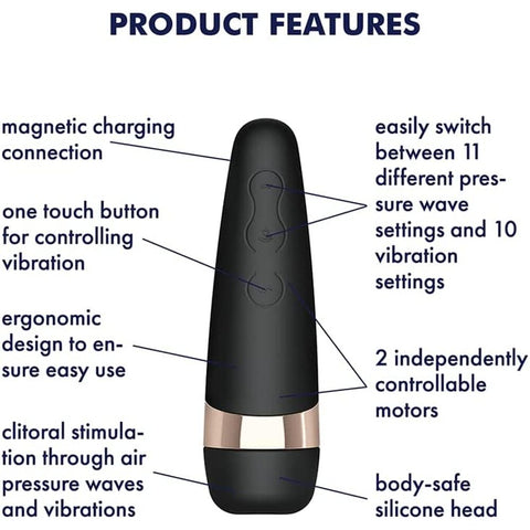 Satisfyer Pro 3 Plus Vibration Clitoral Massager > Sex Toys For Ladies > Clitoral Vibrators and Stimulators