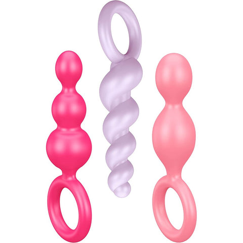 Satisfyer Booty Call Set Of 3 Multicolour Anal Plugs Default Title > Anal Range > Anal Beads