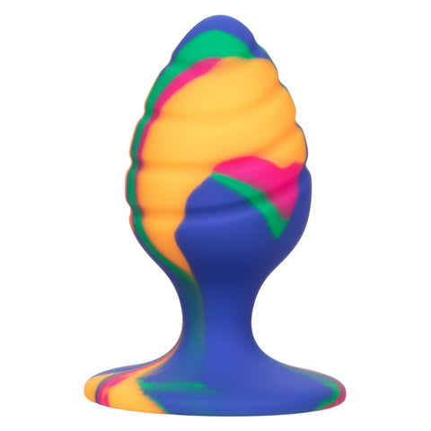 Cheeky Medium Swirl Tie Dye Butt Plug Butt Plugs