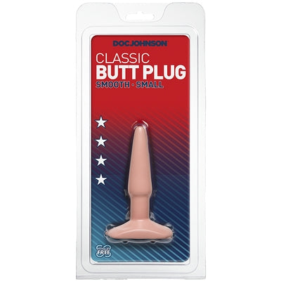 Classic Smooth Butt Plug Small Flesh Pink Beige Butt Plugs