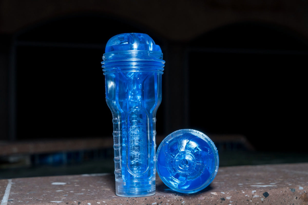 Fleshlight Turbo Thrust Blue Ice – Realistic Feel Male Masturbator Sleeve > Sex Toys For Men > Masturbators > Manual